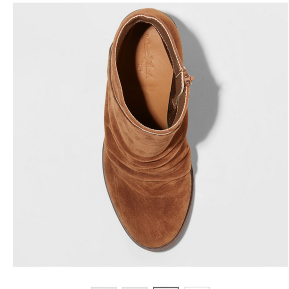 NWT Brown Microsuede Booties- 10 - Picture 3 of 4